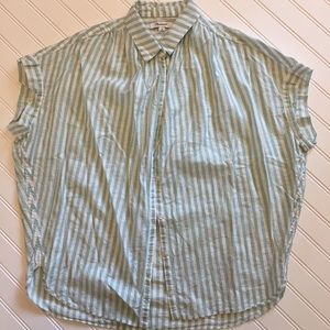 Madewell striped button up